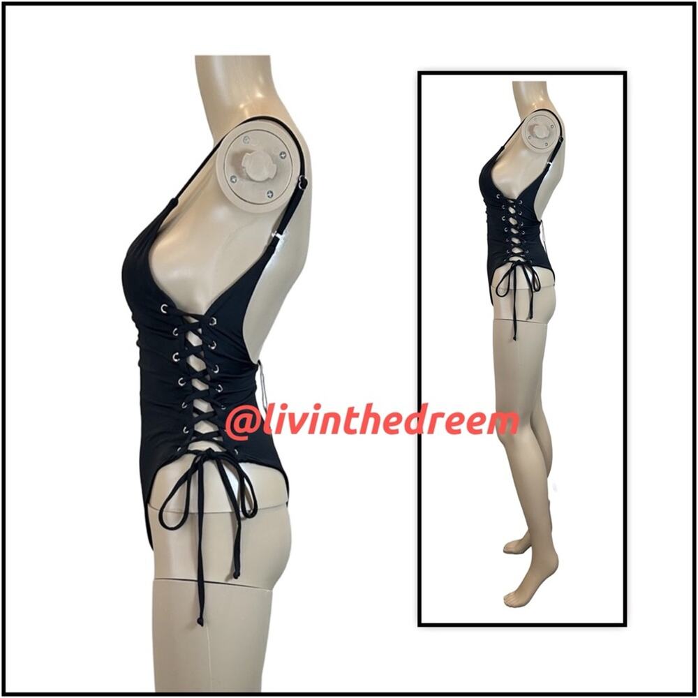 Copied - BERRY BEACHY ADELE ONE PIECE- BLACK L - Picture 6 of 14